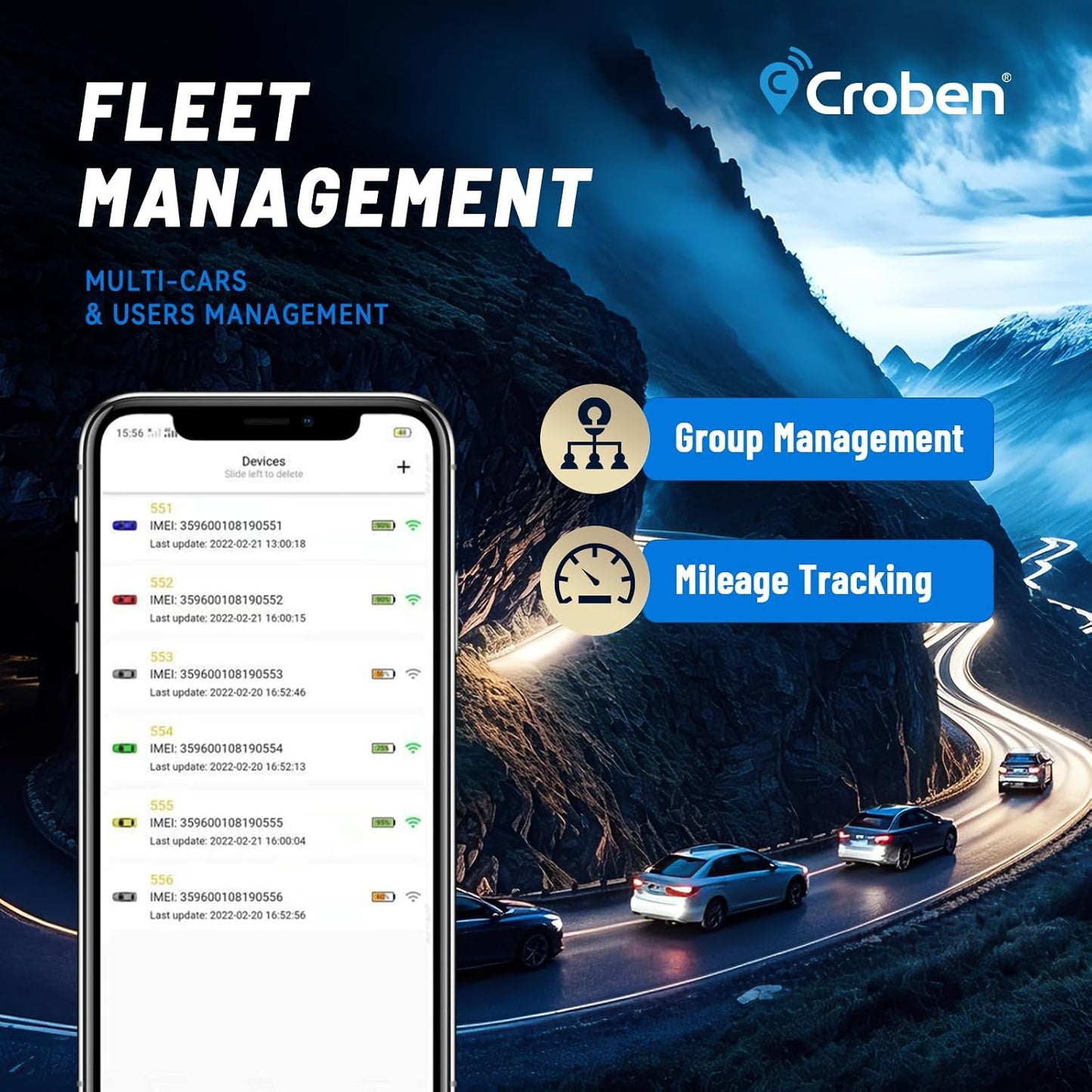 GPS Tracker for Vehicles No Monthly Fee No Subscription Real-Time Tracking | 4G SIM & Data Included,OBD,Geofence,Trip & Route History, Overspeed Alarm,for Fleets & Families(3 Years)