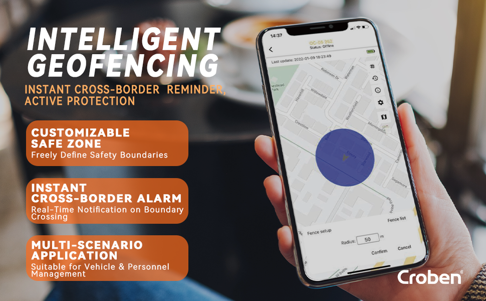 Mini GPS Tracker for Vehicles No Subscription No Monthly Fee,Real-Time Location Car Small Tracker with 4G SIM & Data Included,Long Battery Life,GeoFence,Trip History,Driving Alerts(5 Years)